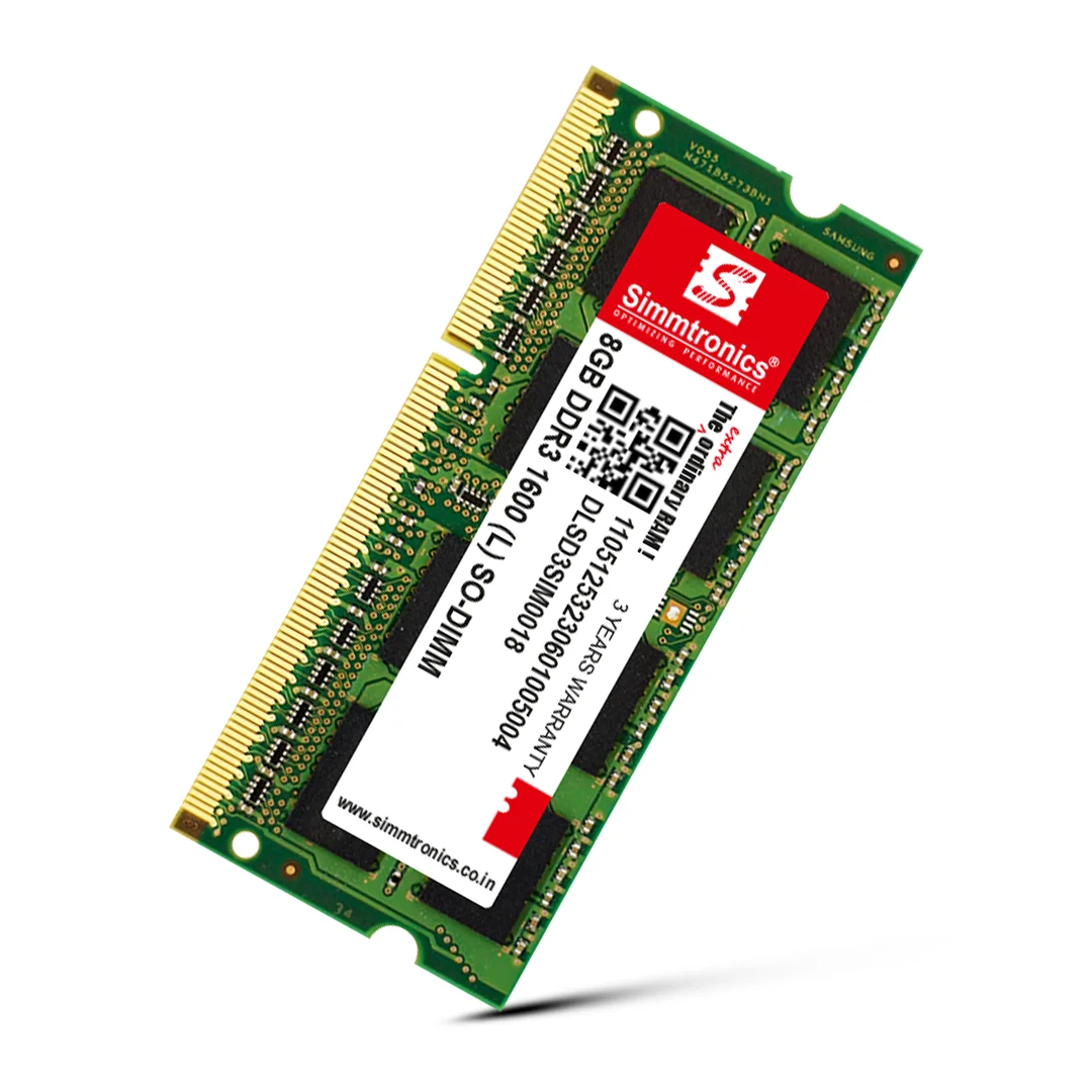 Simmtronics 8GB DDR3 Laptop RAM 1600MHz