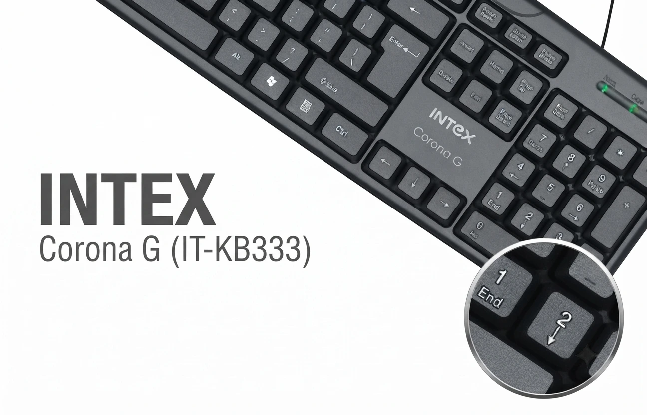 Intex Corona G (IT-KB333) Premium USB Wired Keyboard