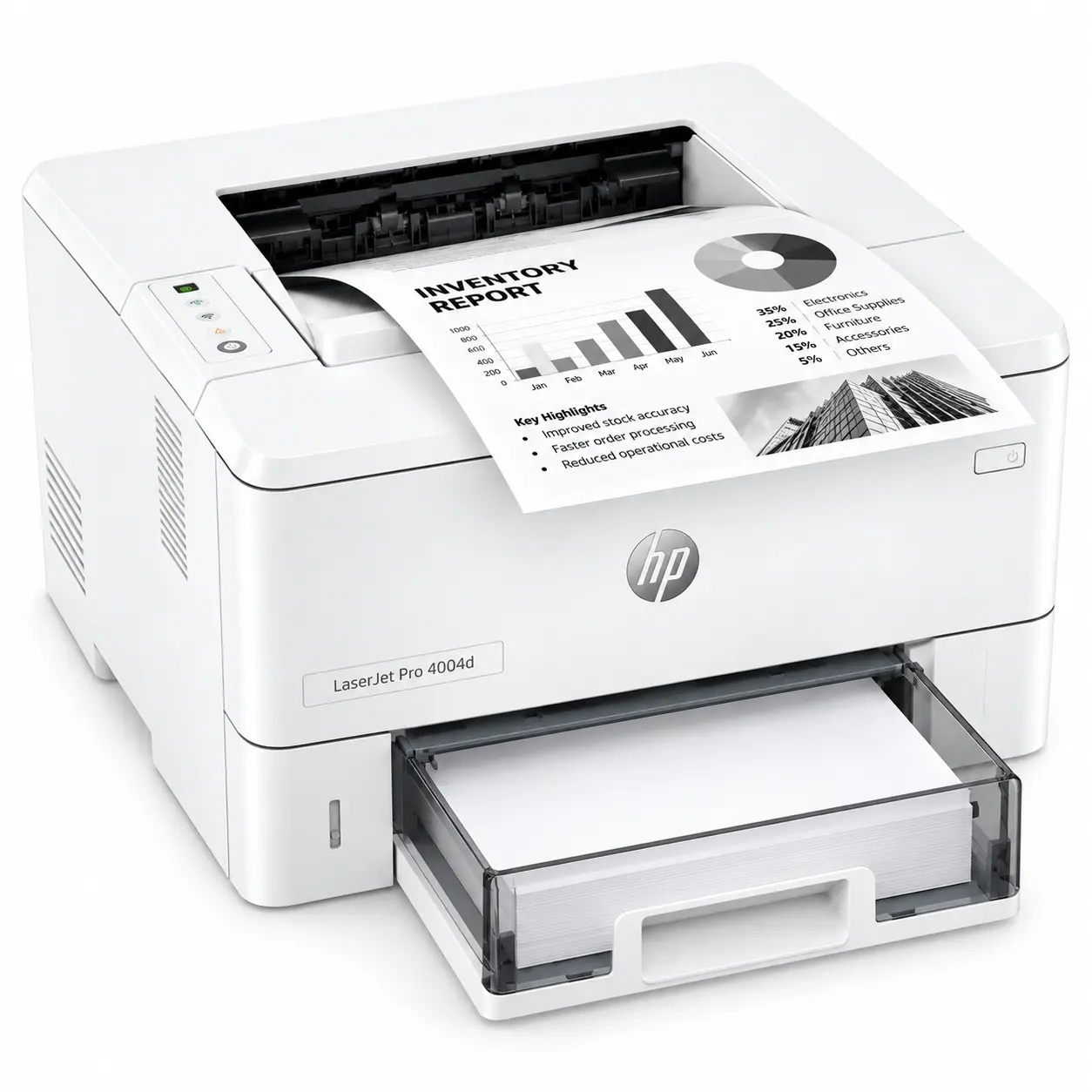 HP LaserJet Pro 4004d Printer (2Z613A) – 40 PPM Duplex Mono Laser Printer