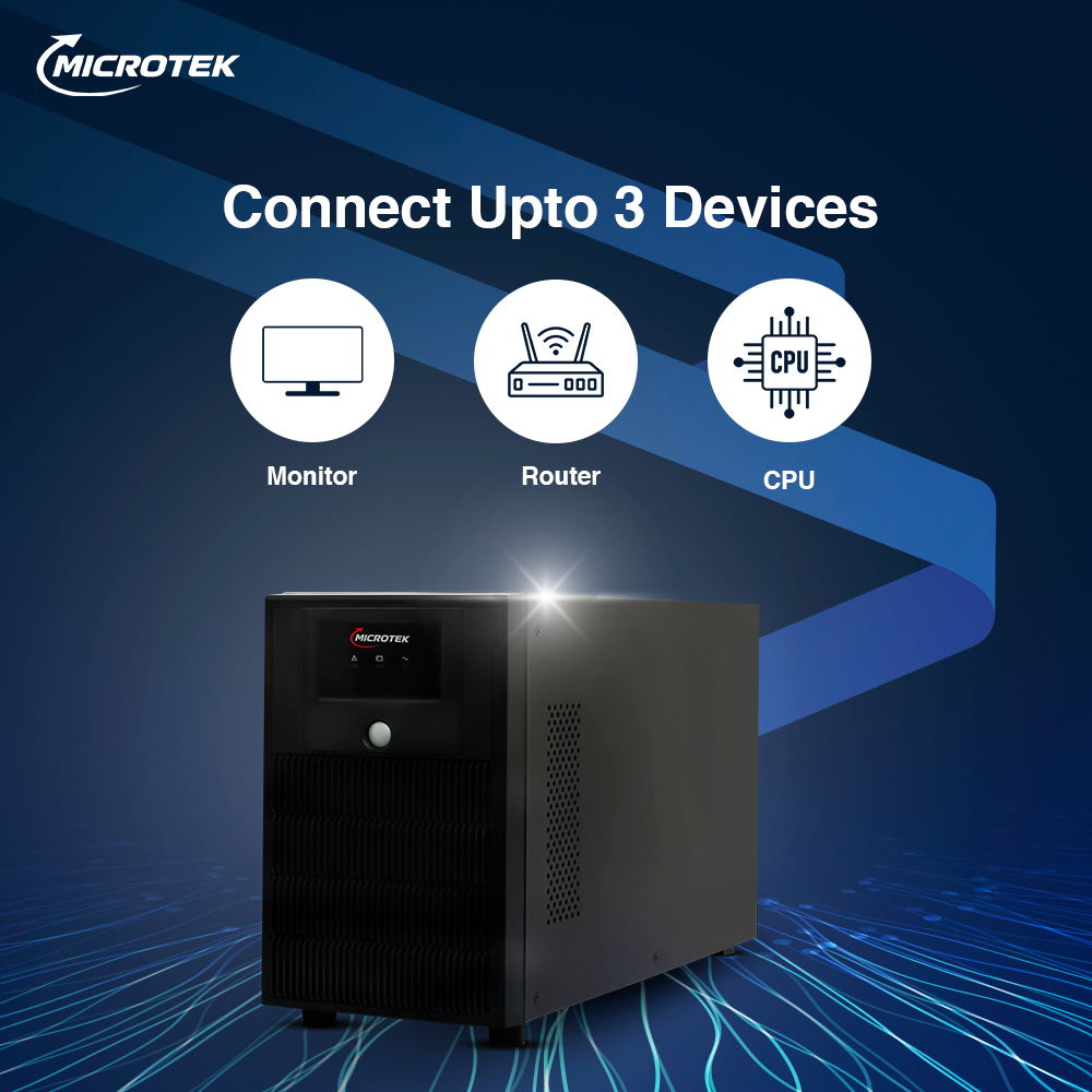 Microtek UPS DESIRE PRO+ 2000 – 2000VA / 1200W Line Interactive UPS