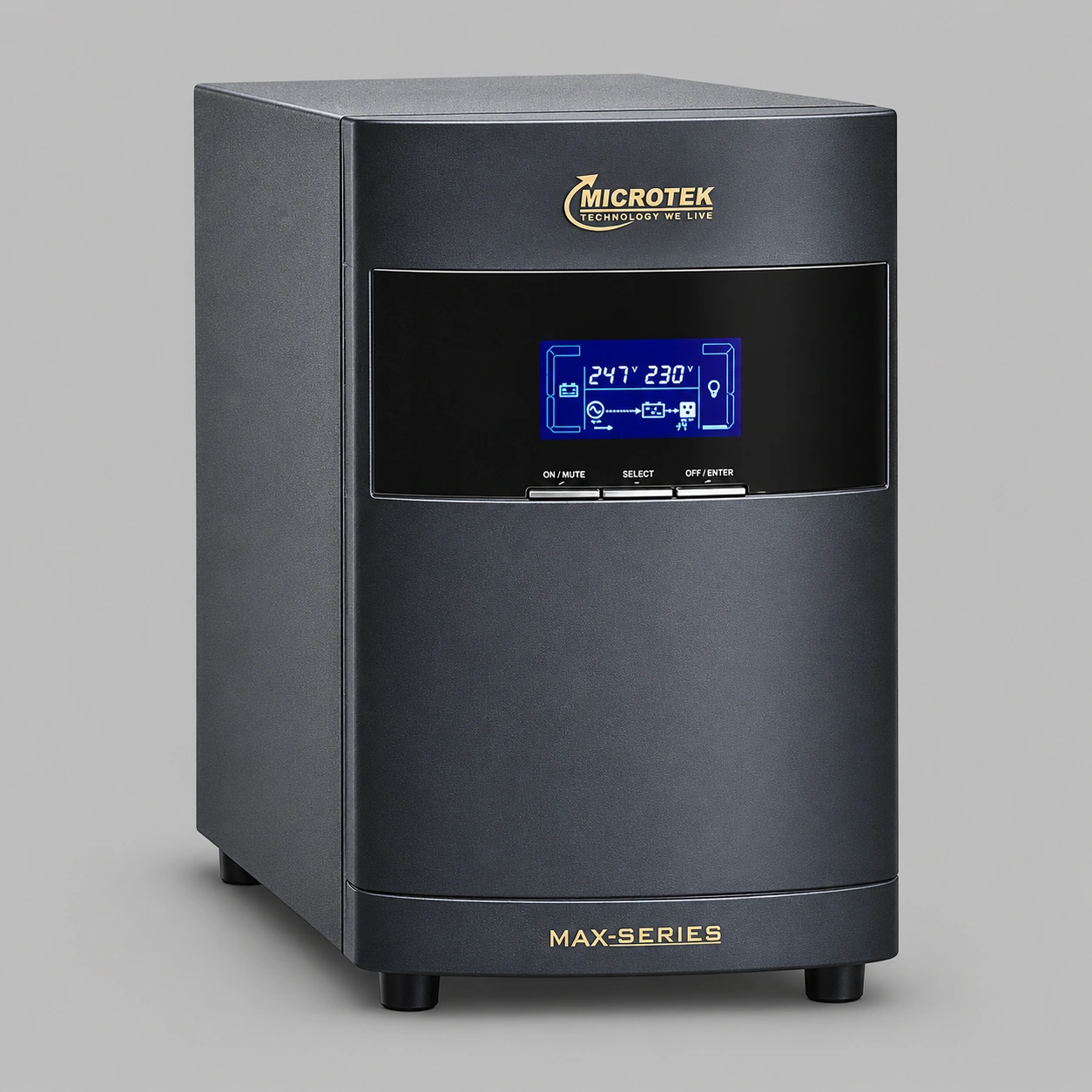 Microtek MAX+ 2KVA 72V Online UPS with Inbuilt Batteries