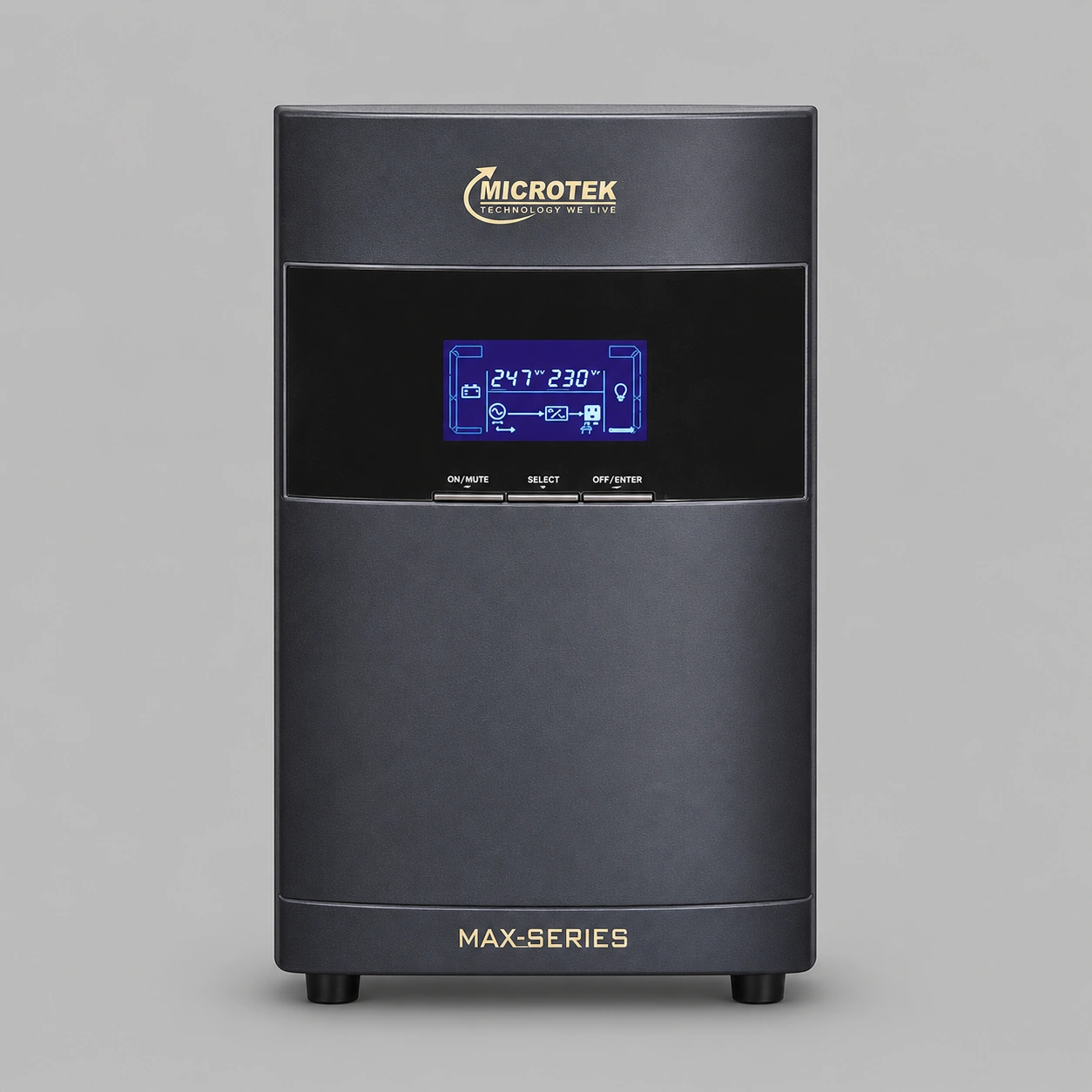 Microtek MAX+ 3KVA 72V Online UPS – 2700W with Inbuilt Batteries